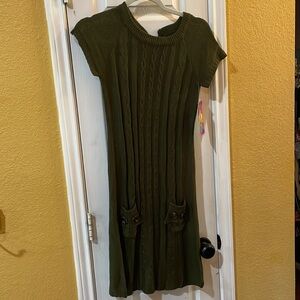 She’s Cool Green Knit Dress